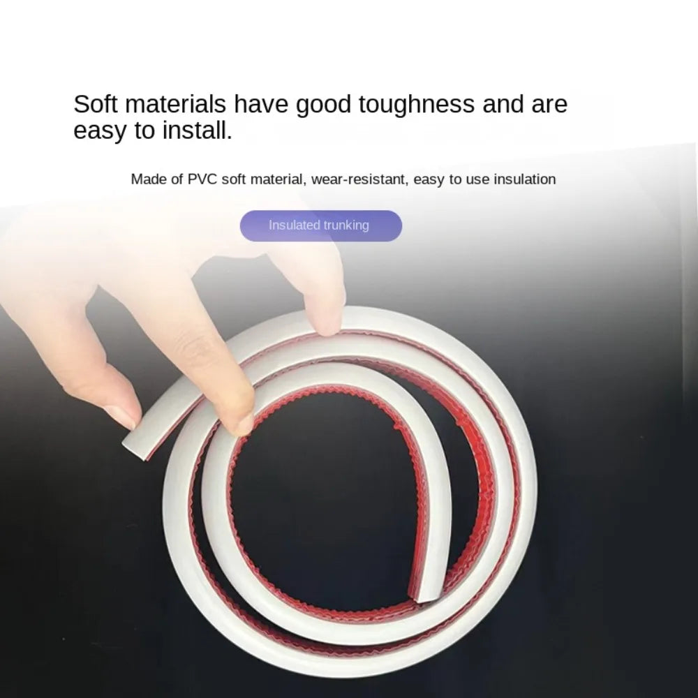 Floor Cord Cover PVC Cable Protector & Wire Hider