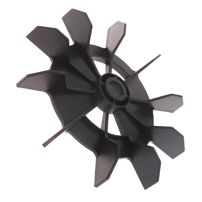 150mm 10-Blade Air Compressor Fan Blade Black Plastic Replacement
