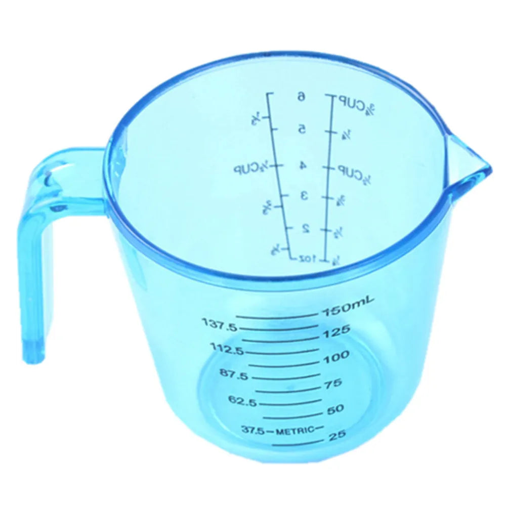 Clear Plastic Measuring Cup 200ml with Scale – Kitchen Tool