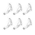 6-Pack Heavy Duty Stainless Steel Tablecloth Clips & Clamps