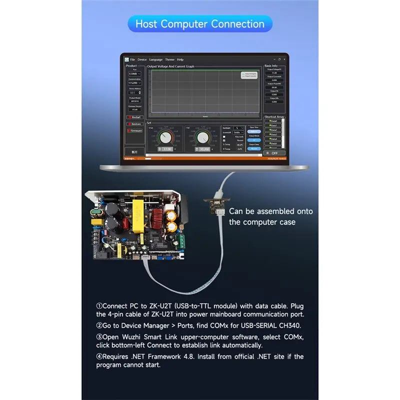 CNC DC Adjustable Power Supply 32V 10A 320W CV CC Module – VIBE