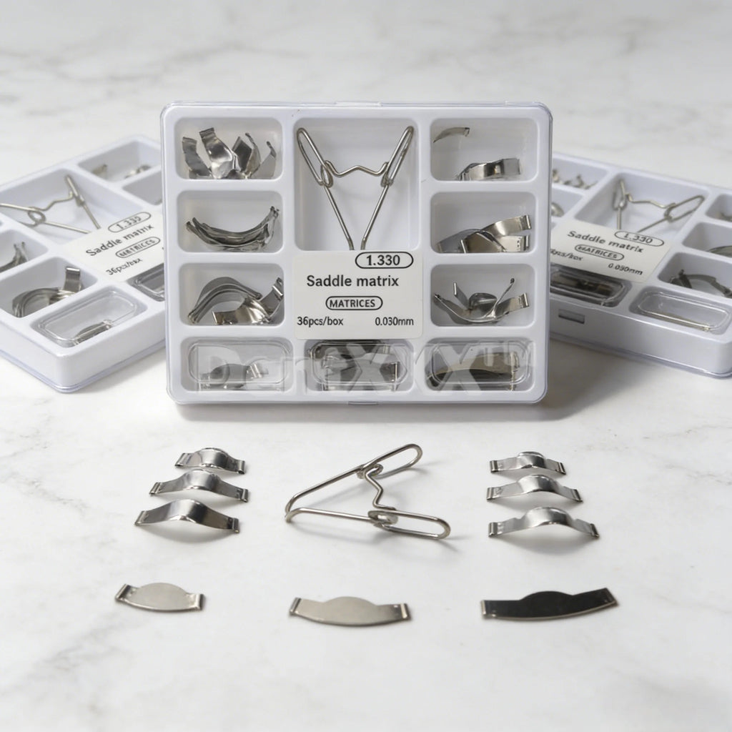 36Pcs Sectional Matrix System – Steel Bands & Separating Rings