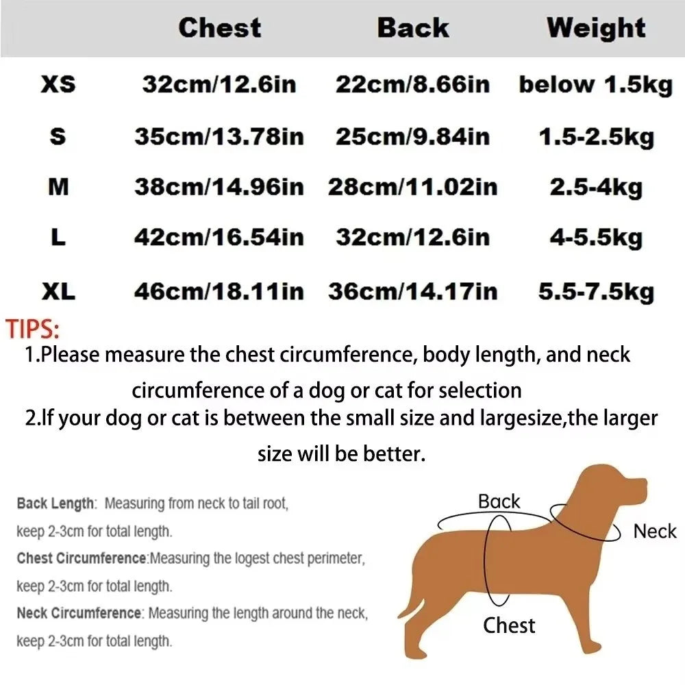 Fleece Dog Winter Coat – Windproof Warm Jacket for Small Dogs