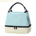 Insulated Lunch Bag Double Compartment Oxford Cloth | 6 Colors
