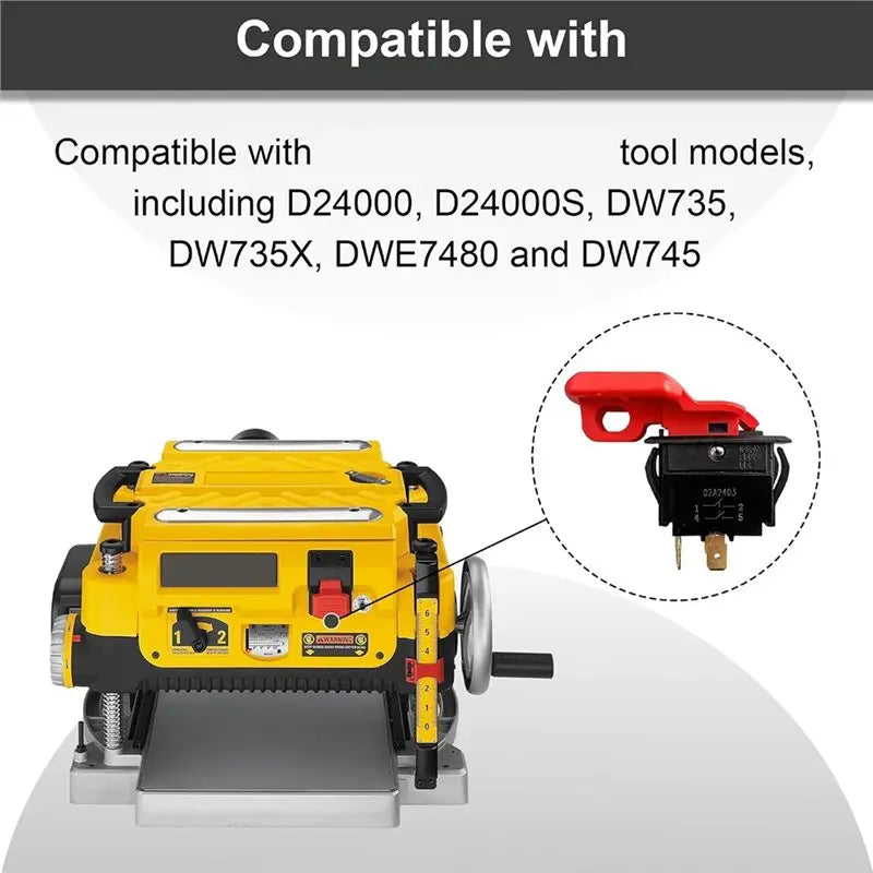 DeWalt D24000 Tile & Table Saw Switch Replacement 2-Pack