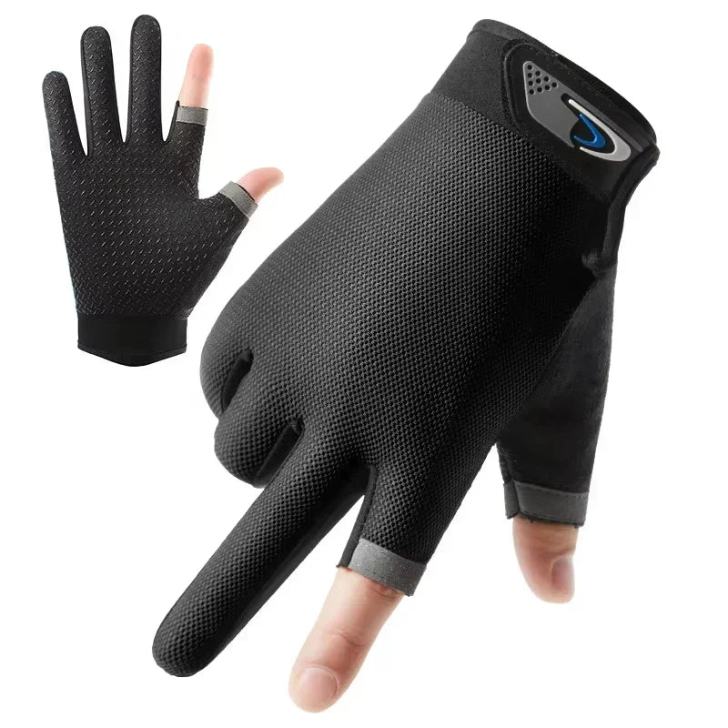 Two-Finger Touchscreen Gloves – Anti-Slip Sun-Proof Summer