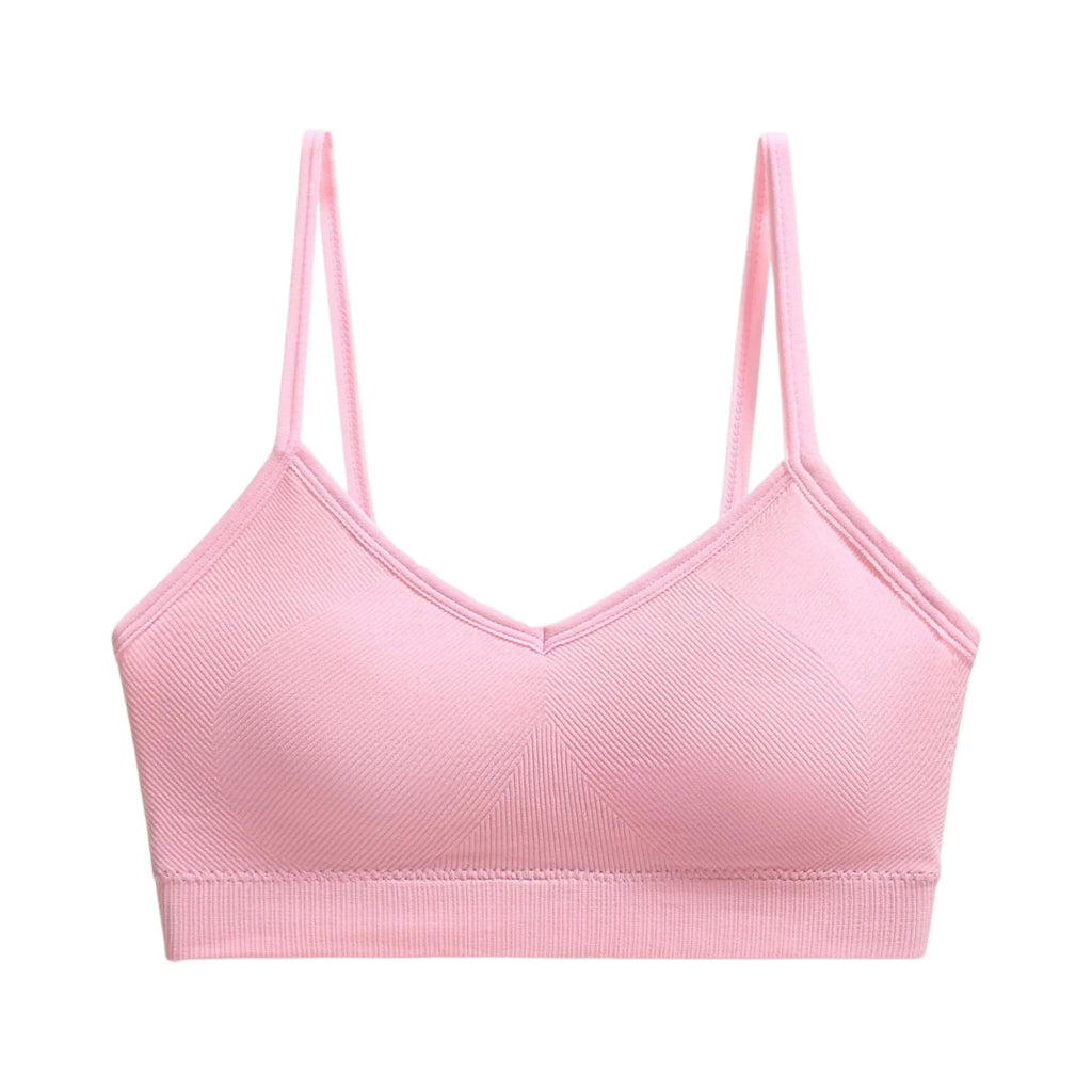 VIBE Women's Y-Back Padded Sports Bra – Yoga Fitness Vest