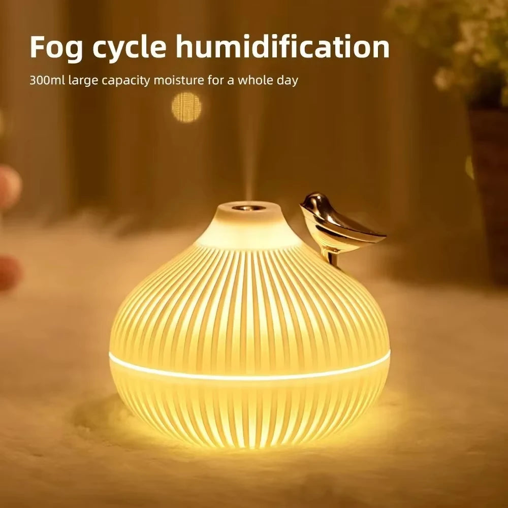 VIBE Onion USB Mini Humidifier Night Light 300ml | Quiet Mist
