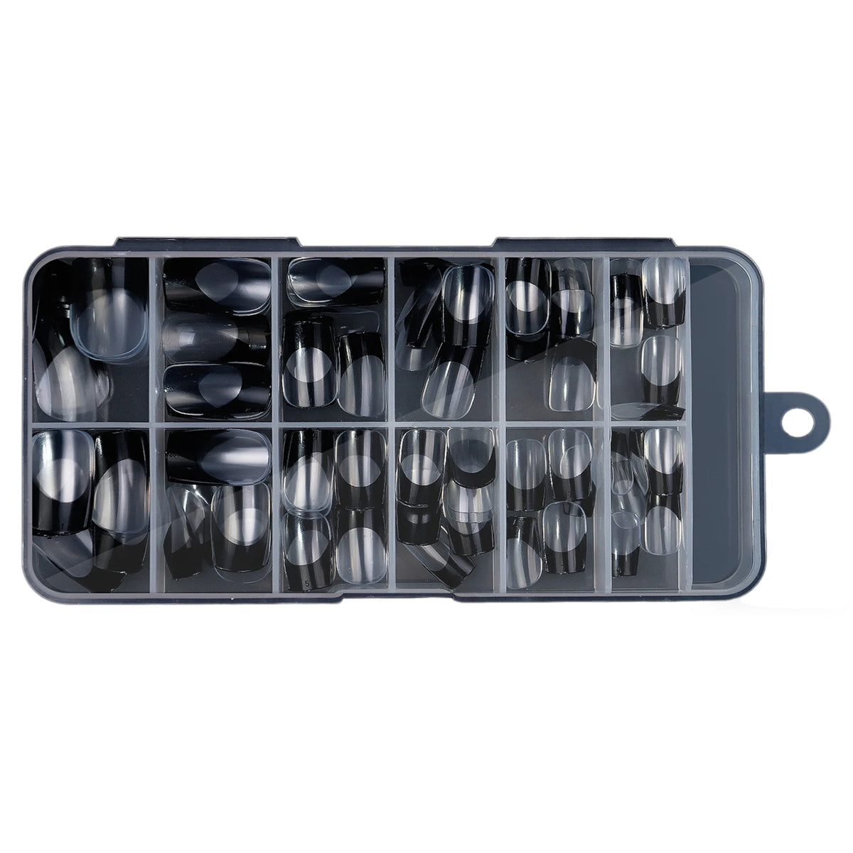 120pcs French Press-On Nails Square Soft Gel Fake Nails Set