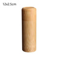 Natural Bamboo Tea Canister with Lid – Eco Spice Storage Jar