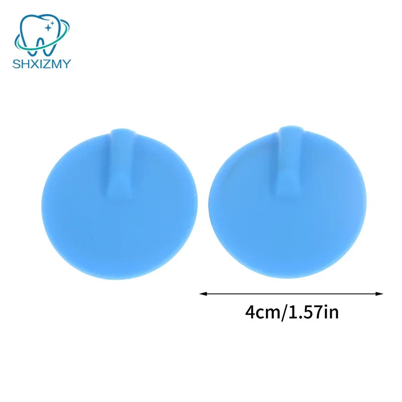 Circular Silicone Electrode Pads for Muscle Stimulator – 1 Pair
