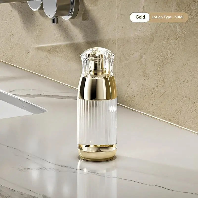 Vacuum Refillable Travel Bottles Leak-Proof Dispenser 30/60/90ml