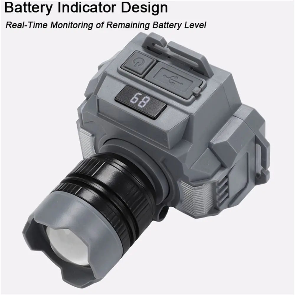 VIBE LED Rechargeable Zoomable Headlamp – Infrared Sensing