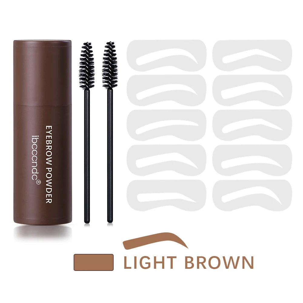 Eyebrow Stamp Stencil Kit – Waterproof Brow Shaping Set 10 Stencils