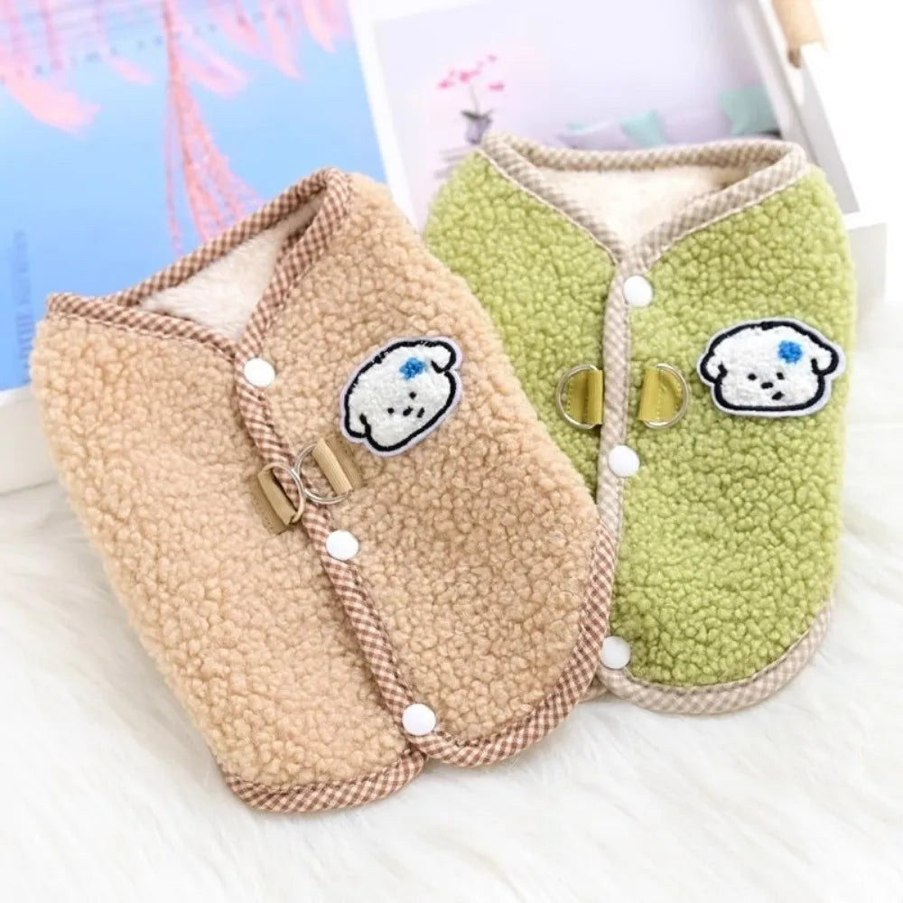 Soft Fleece Winter Dog Vest Coat – Small & Medium Breeds