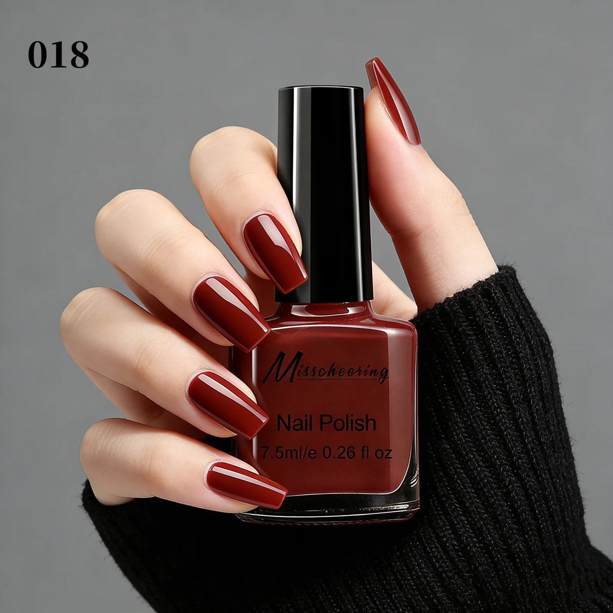 Misscheering 20 Colors Peel-Off Nail Polish – Glitter & Nude