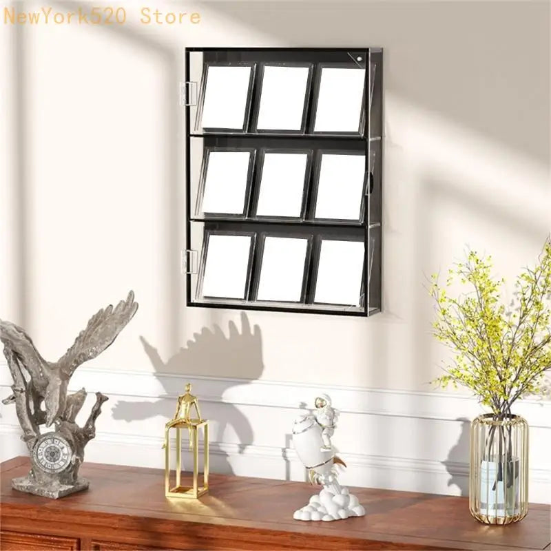 Wall Mounted Acrylic Baseball Card Display Case – 2 or 3 Tier