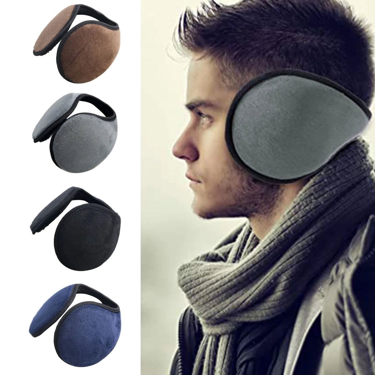 Winter Plush Fleece Earmuffs for Men & Women | Warm Ear Muffs