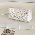 Cotton Strawberry Cosmetic Bag – Travel Makeup Organizer Pouch