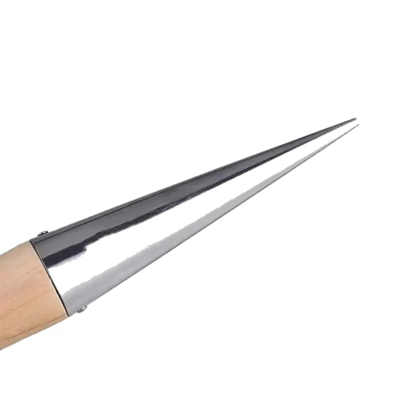 Hand Dibbler Wood Handle – Seed Sowing & Bulb Planting Tool