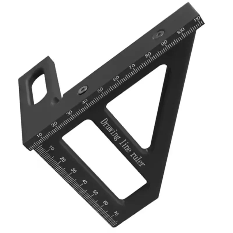 Carpenter Square Woodworking Protractor 3D Multi-Angle Ruler
