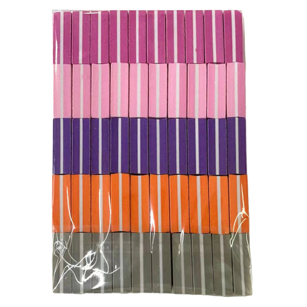 50-Pack Double Sided Nail Buffer Sponge Blocks – Manicure Kit