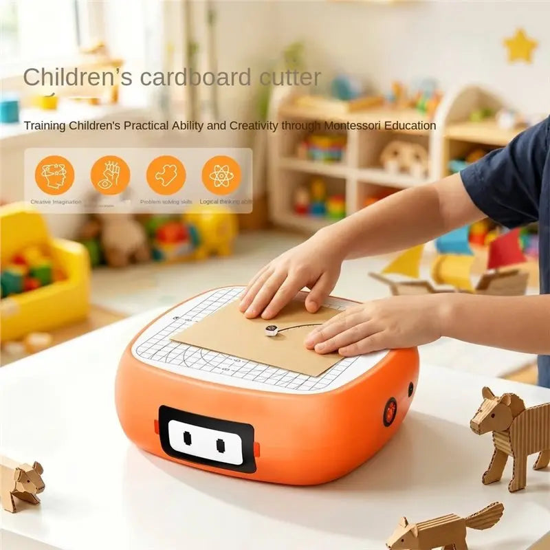 Kid-Safe Electric Cardboard Cutter for DIY School Projects