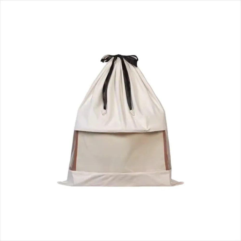Transparent Dustproof Storage Bag | Velvet Dual Drawstring Organizer