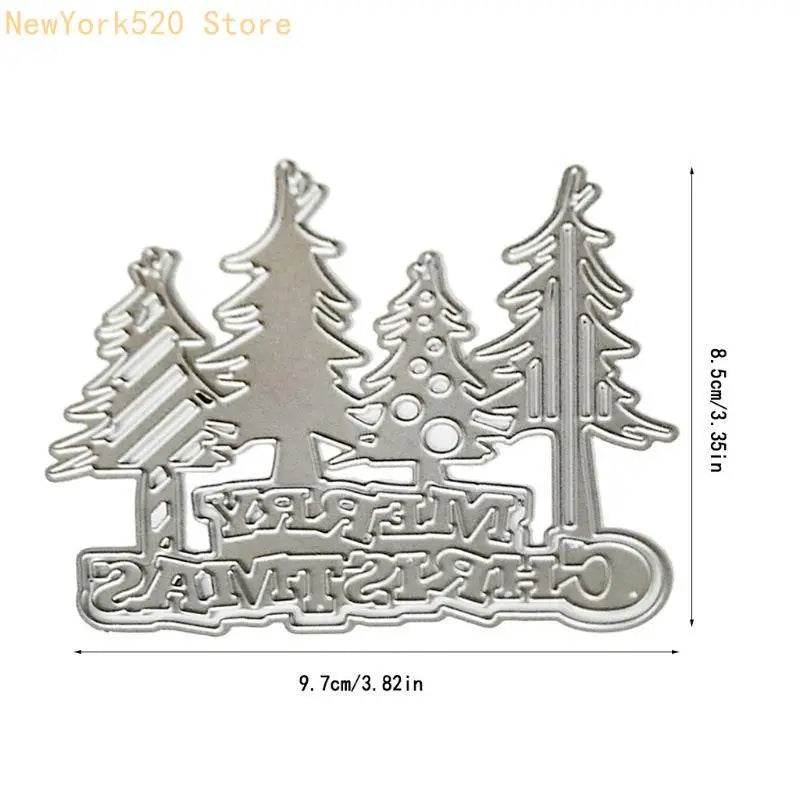 Christmas Tree Metal Cutting Die Stencil – DIY Scrapbooking