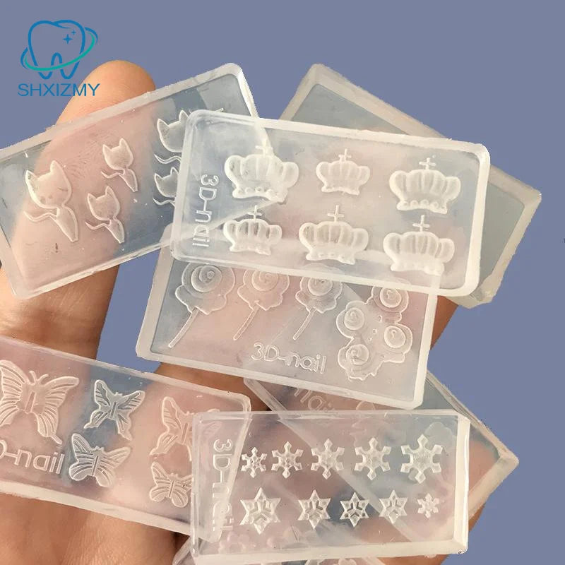 3D Silicone Nail Mold Template – DIY Nail Art Carving Tool