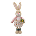 18–25" Woven Straw Easter Bunny Yard & Home Sculpture