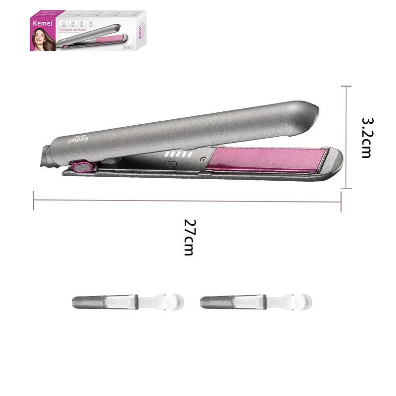 Kemei KM-2851 Ceramic Flat Iron – Professional Hair Straightener