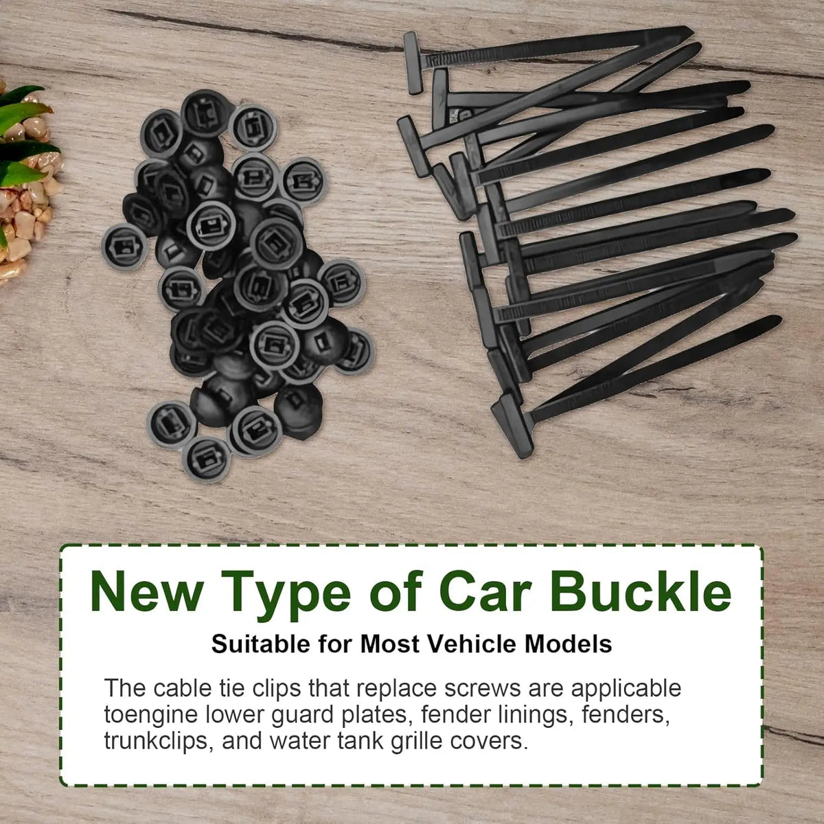 UV Resistant Self-Locking Nylon Cable Ties & Auto Body Clips
