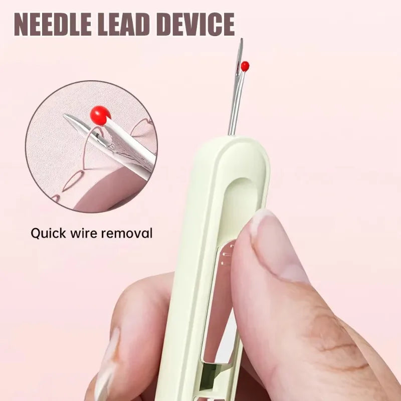 2-in-1 Needle Threader & Seam Ripper – Easy Sewing Tool