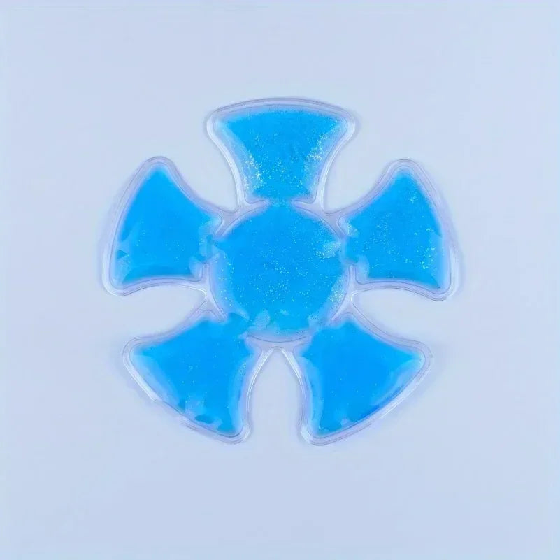 VIBE Blue PVC Gel Ice Pack – Cooling Pad for Helmets & Hats