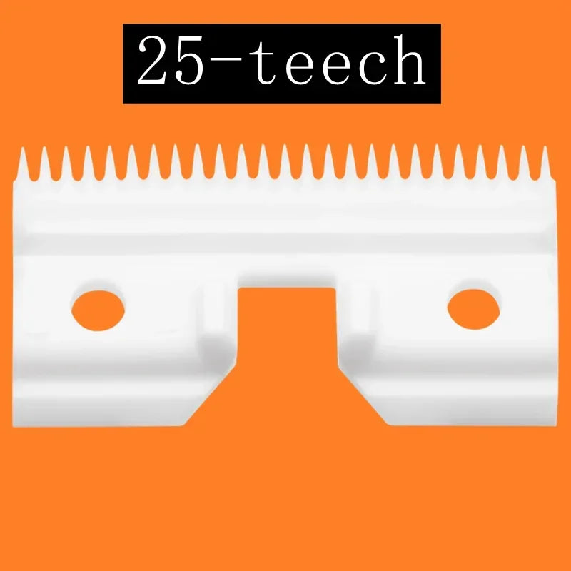 25-Tooth Ceramic Clipper Blade – Andis Detachable #40 Compatible