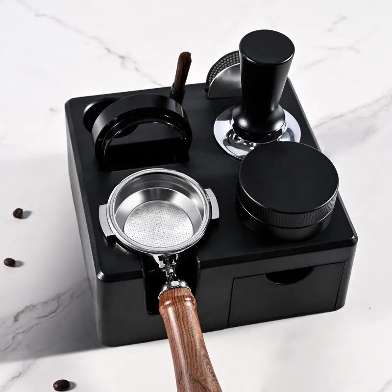 Coffee Tamper Station & Portafilter Holder 51–58mm | Barista
