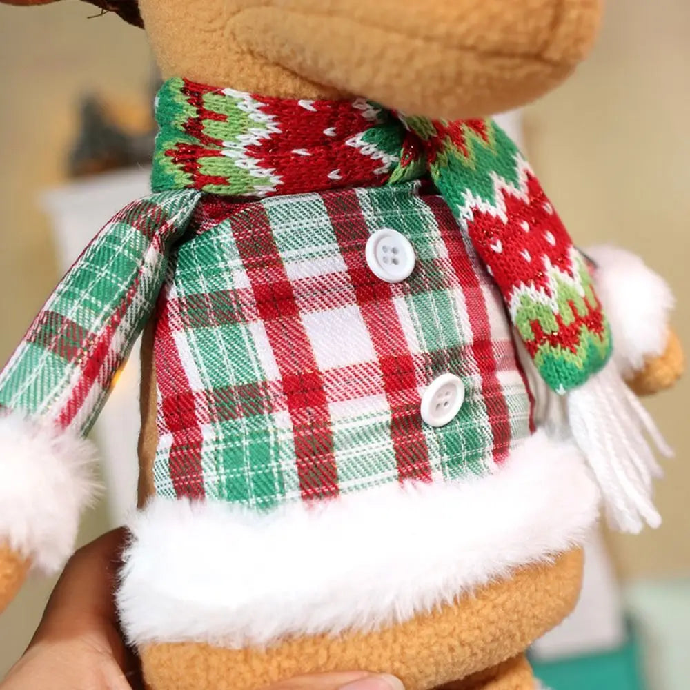 Knitted Christmas Telescopic Doll – Santa Snowman Elk Décor