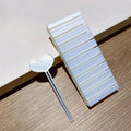 Nail Foil Roll Organizer – Clear Compartment Storage Case