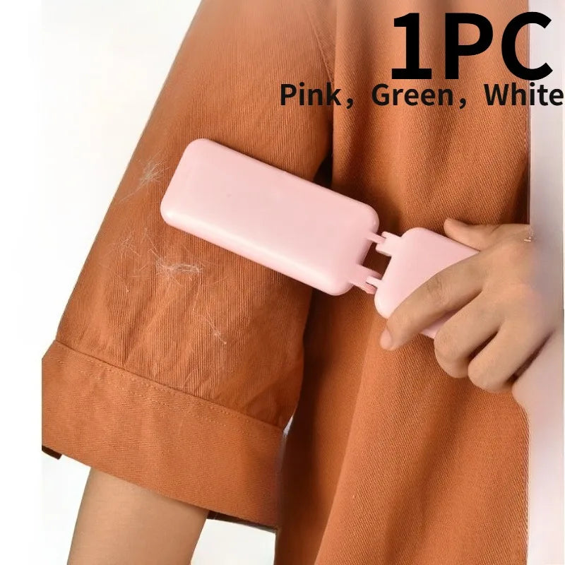 Foldable Double-Sided Lint Remover Brush for Clothes & Sofa