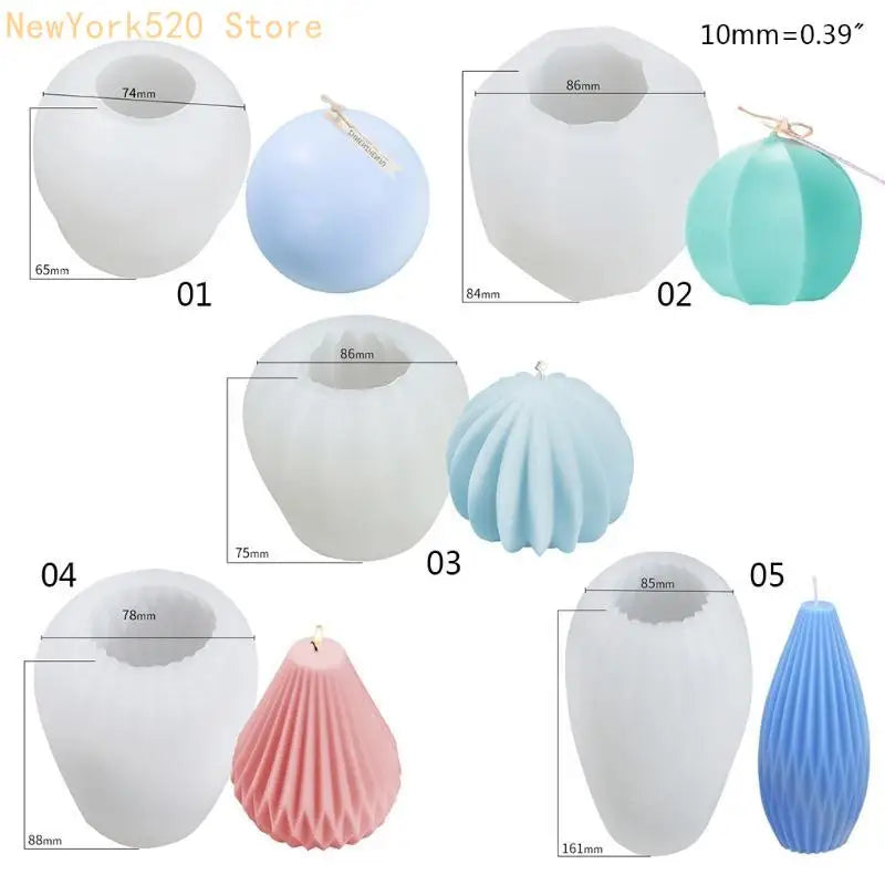 3D Geometric Silicone Mold – DIY Resin Epoxy Casting Craft