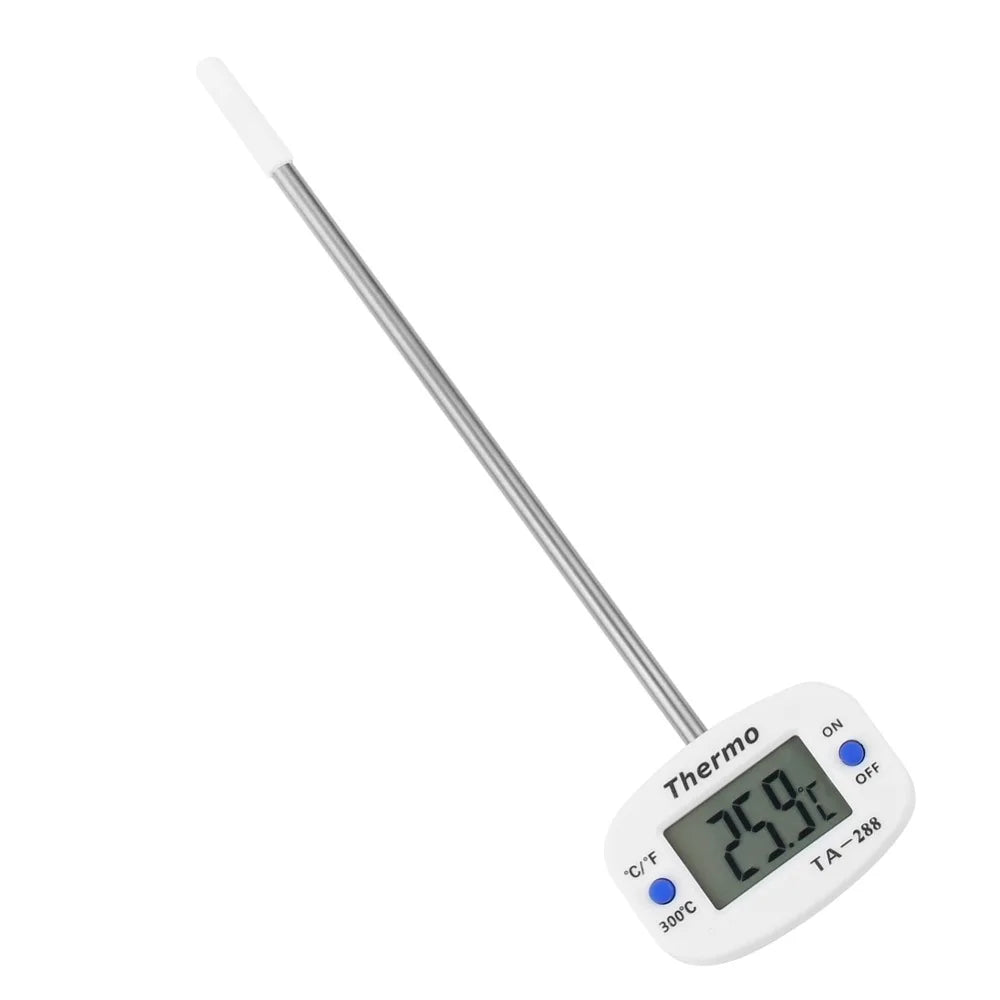 LCD Digital Food Thermometer – Instant Read Long Probe