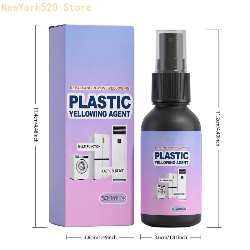 Plastic Brightener Spray – Restore Yellowed Appliances 50ml