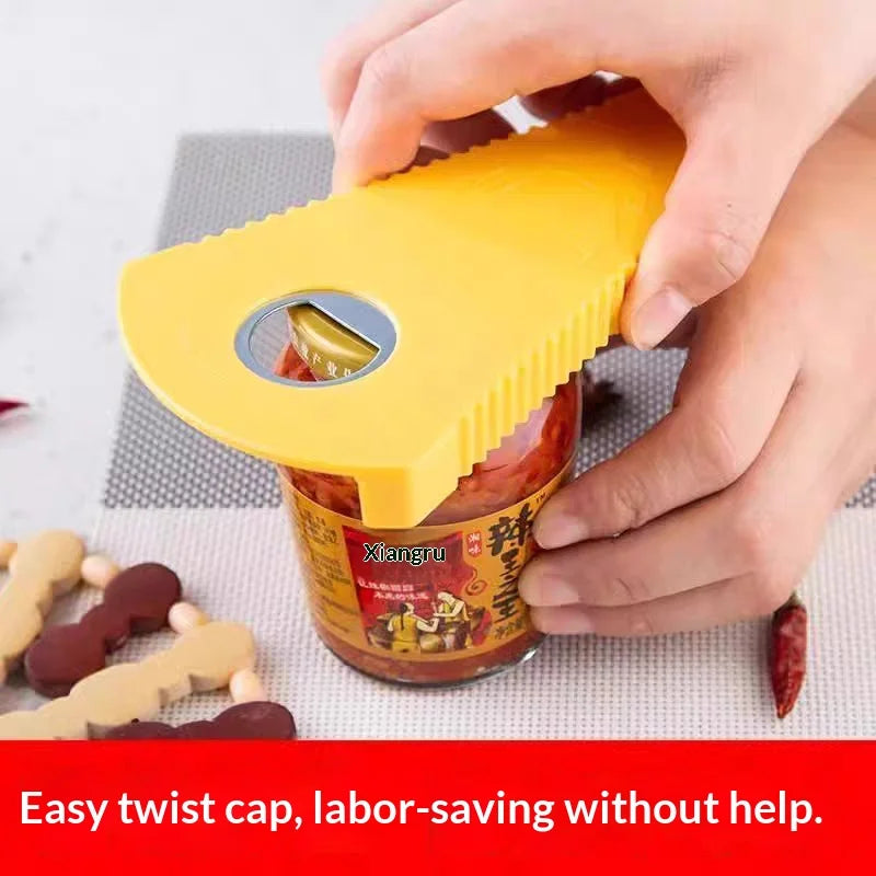 Multifunctional Jar & Bottle Opener – Non-Slip Kitchen Gadget