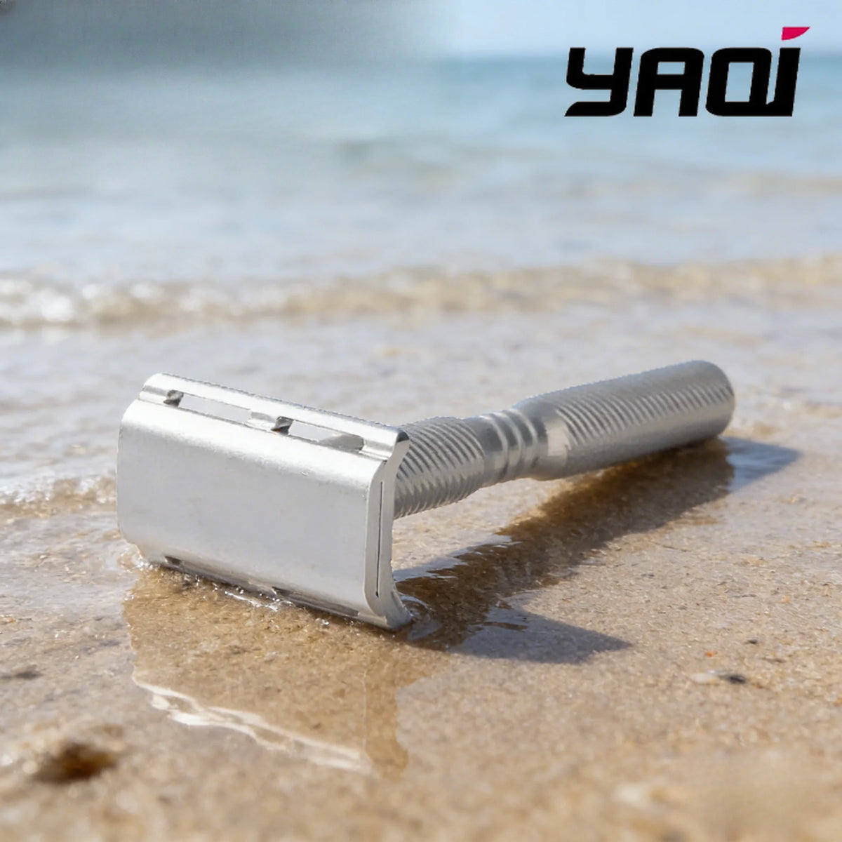 YAQI Ghost Aluminum Safety Razor – Lightweight Men's DE Shaver