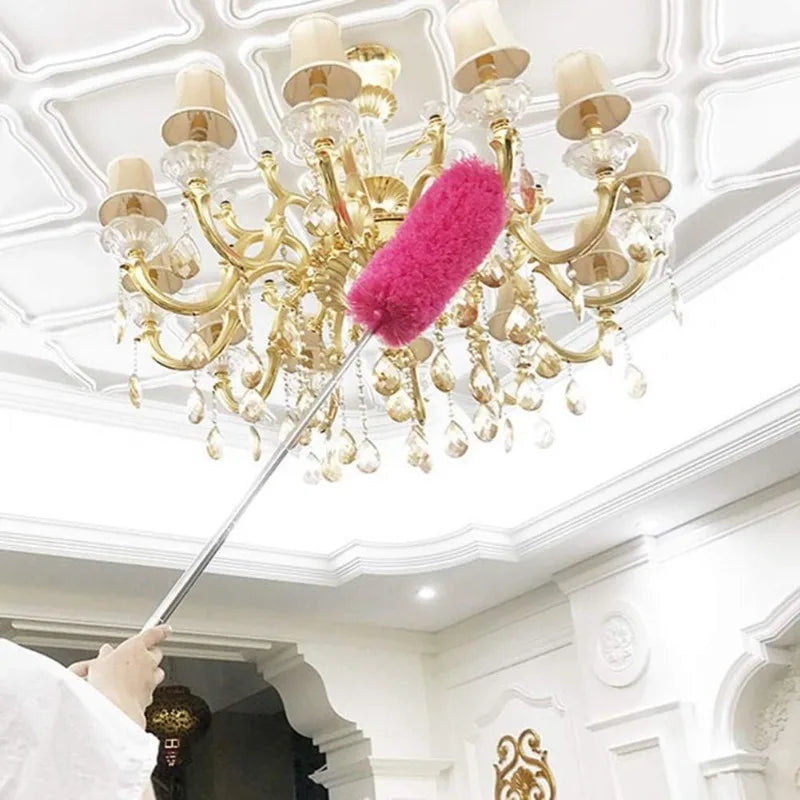 Soft Microfiber Duster with Extendable Stainless Steel Pole