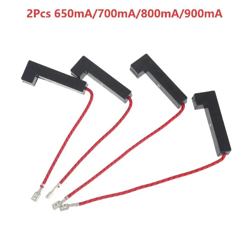 5KV Microwave High Voltage Fuse 650mA–900mA with Wire – 2 Pack
