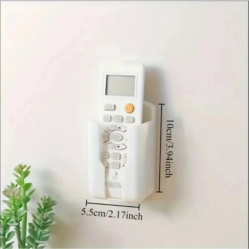 2-Pack Wall-Mounted Remote Control Holder & Organizer
