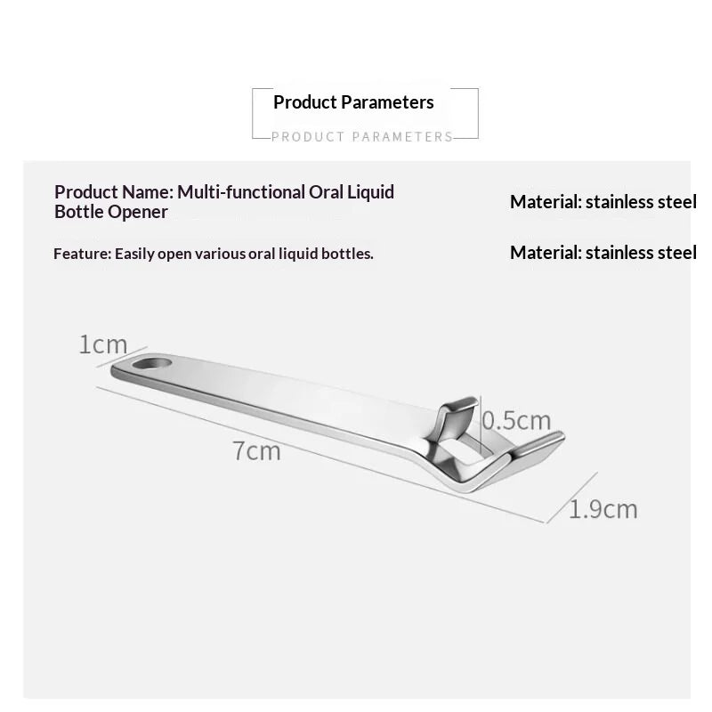 Stainless Steel Vial Ampule Opener – Multifunction Bottle Tool