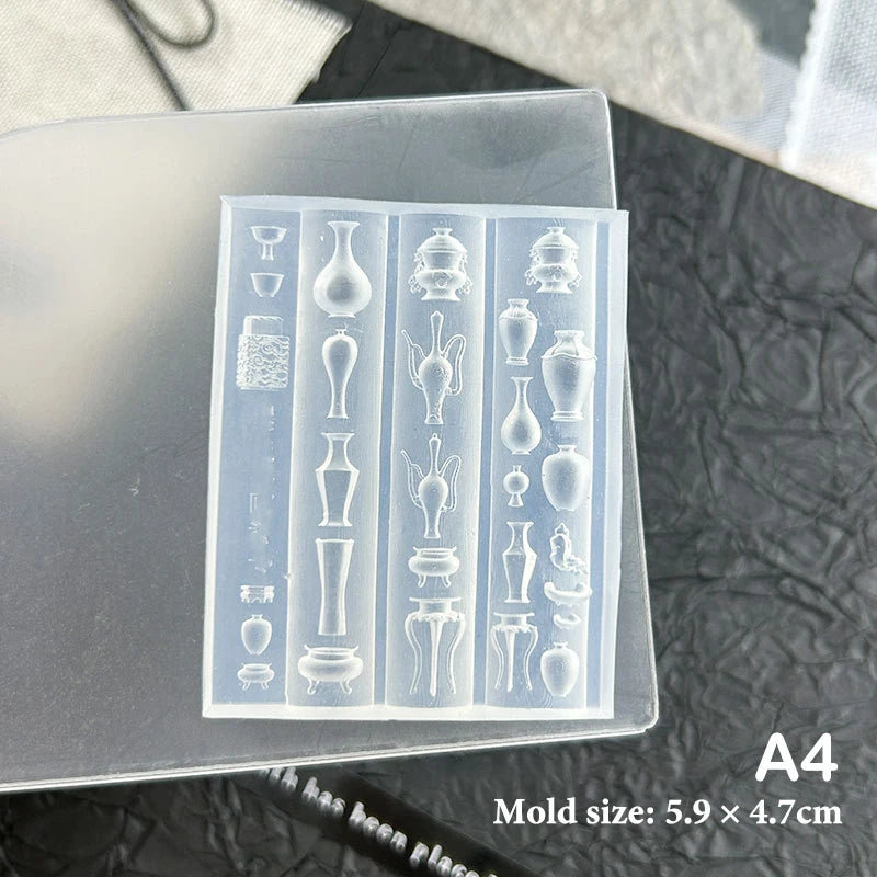 Butterfly Silicone Nail Art Carving Mold – DIY Manicure Stencil